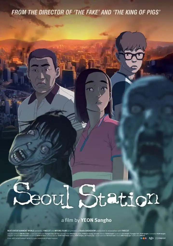 Poster film animasi Seoul Station, prekuel dari Train to Busan yang dirilis pada 18 Agustus 2016.